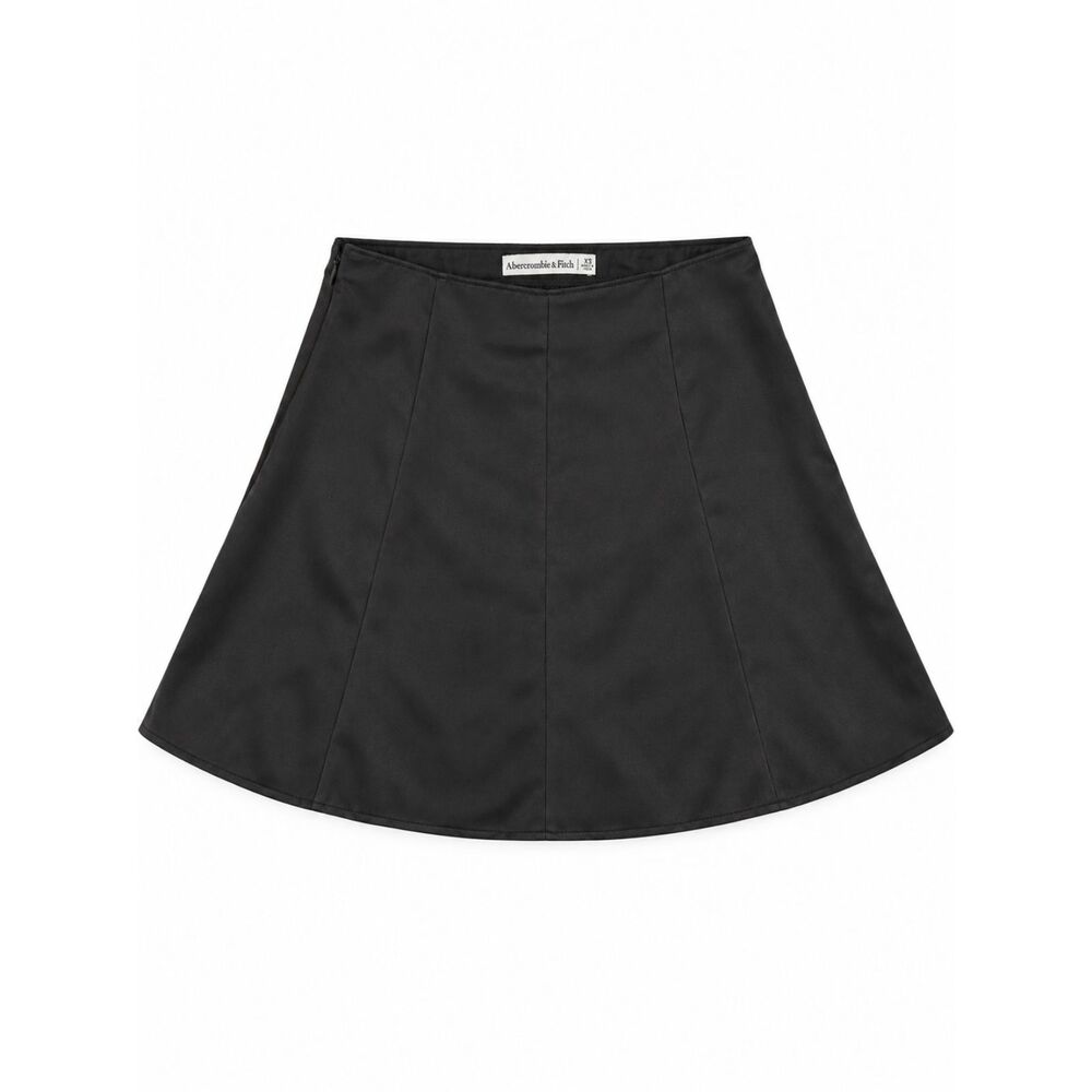 **Abercrombie & Fitch Black A-Line Mini Skirt – XS**